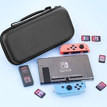 Amazon.com: GLDRAM Black Carrying Case for Nintendo Switch, 11 in
