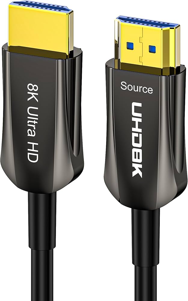 Amazon | 8K 光ファイバーHDMI ケーブル 15M 48Gbps 超高速 HDMI 2.1