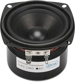 Amazon.co.jp: DROK 3インチフルレンジスピーカー 8オーム 15W 抗磁角