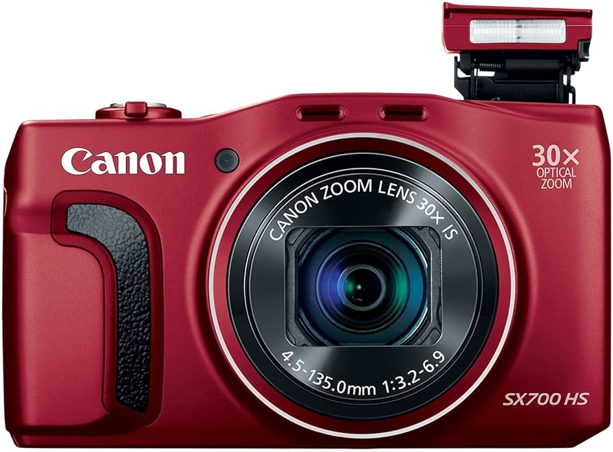 Amazon.com : Canon PowerShot SX700 HS (Red) : Electronics