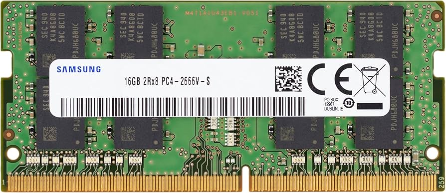 Samsung 16GB DDR4 2666MHz PC4-21300 (PC4-2666V) CL19 SODIMM 2Rx8