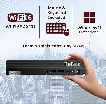 Amazon.com: Lenovo ThinkCentre M70q Gen 5 Tiny Business Desktop PC