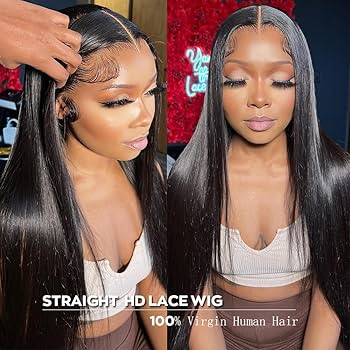 Amazon.com : Iris Queen 28 Inch Straight HD Lace Front Wigs Human