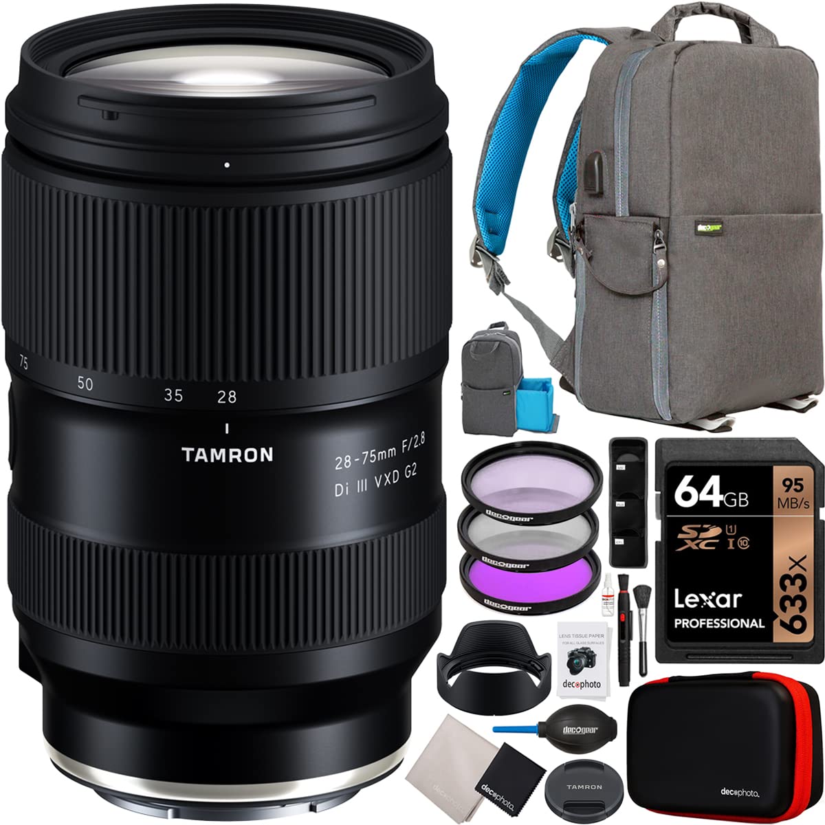 Amazon.com : Tamron 28-75mm F/2.8 Di III VXD G2 Lens for Sony E