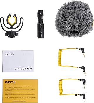 Amazon | Deity V-Mic D4 ミニビデオマイク、20mph風定格、カメラ