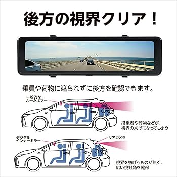 Amazon.co.jp: エンプレイス(Nplace) リアカメラ搭載 デジタルインナー