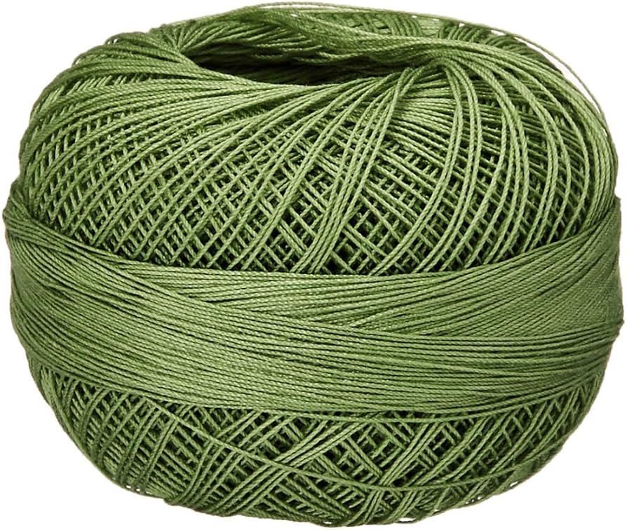 Amazon.com: Lizbeth Size 80 HH80684 Cotton Thread, Leaf Green