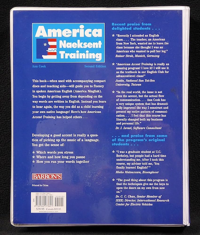 Amazon | American Accent Training | Cook, Ann | Speech