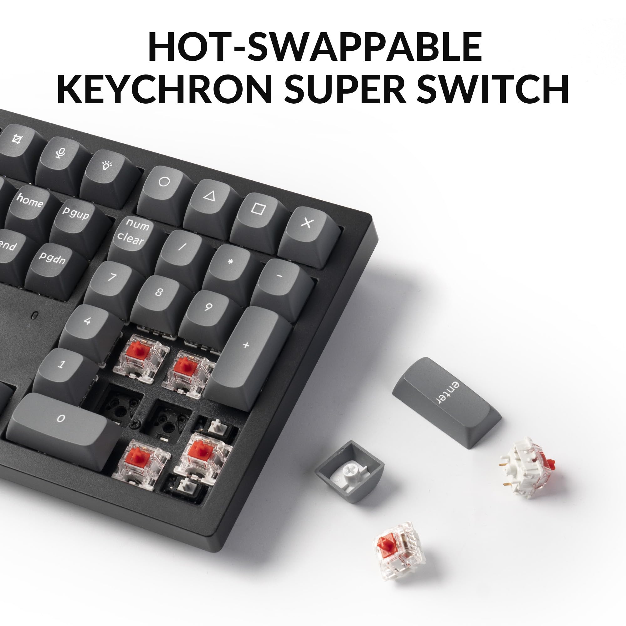 Amazon.com: Keychron K10 Max Wireless Custom Mechanical Keyboard
