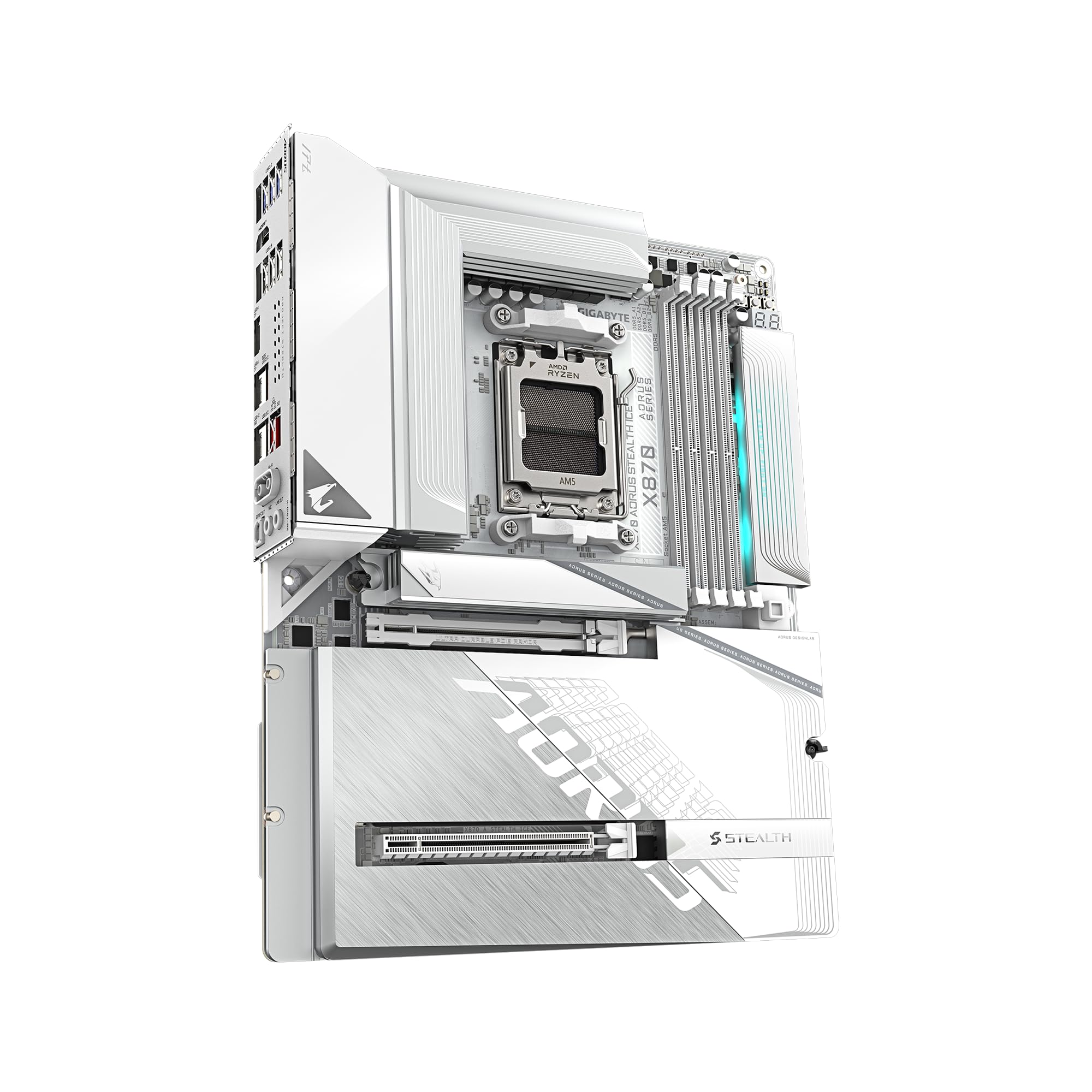 Amazon.com: GIGABYTE X870 AORUS Stealth ICE Reverse-Connect ATX