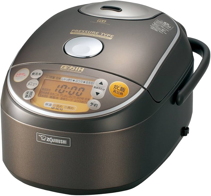 Amazon | ZOJIRUSHI 圧力IH炊飯ジャー 【5.5合炊き】 NP-NC10-TC