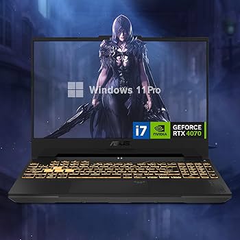 Amazon.com: ASUS TUF 15.6 i7 RTX 4070 Premium Gaming Laptop, 15.6