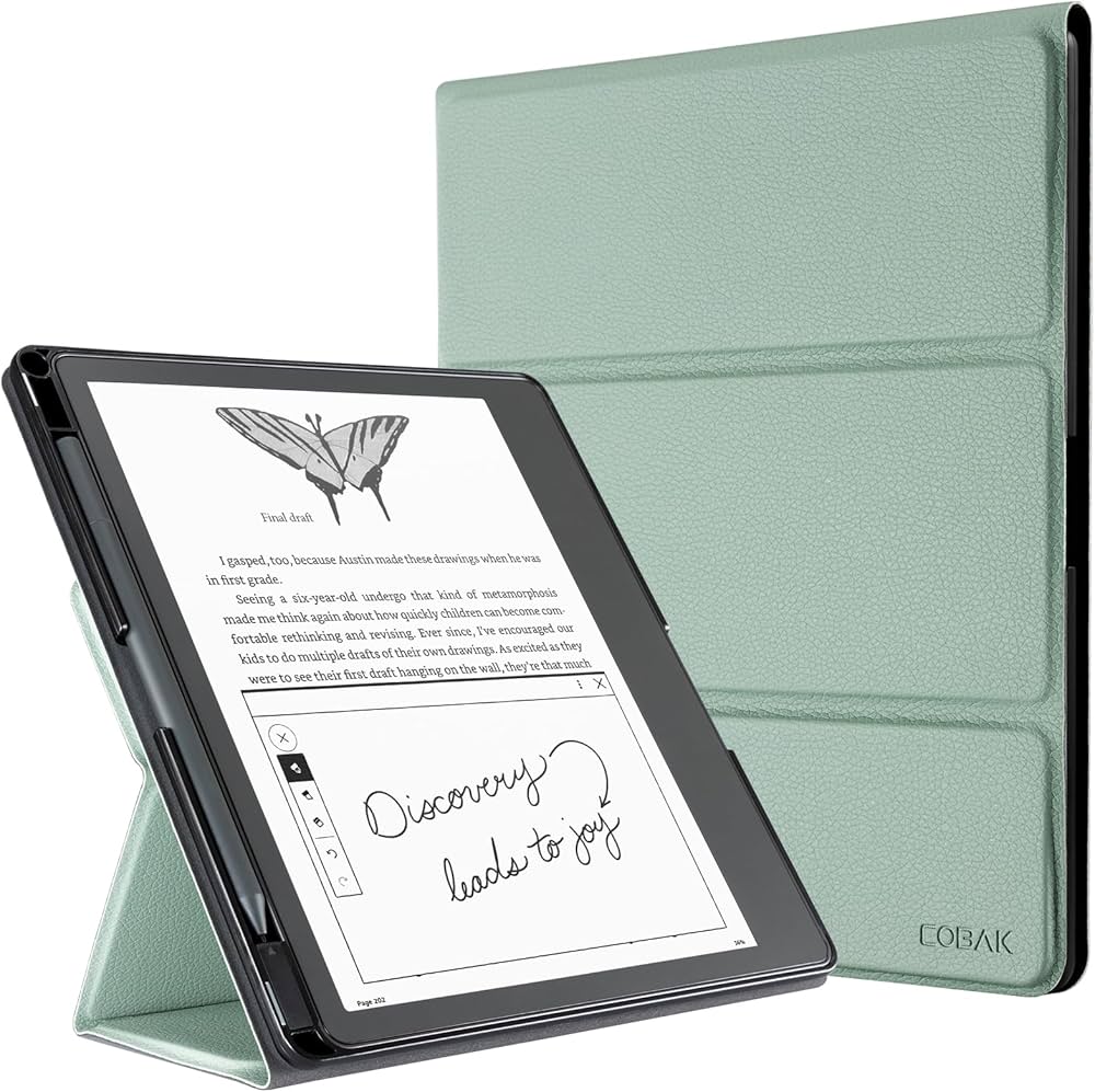 Amazon.com: CoBak Stand Case for Kindle Scribe - Premium Folio