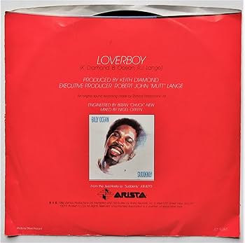 Amazon.com: BILLY OCEAN 45 RPM LOVERBOY / LOVERBOY (DUB MIX): CDs