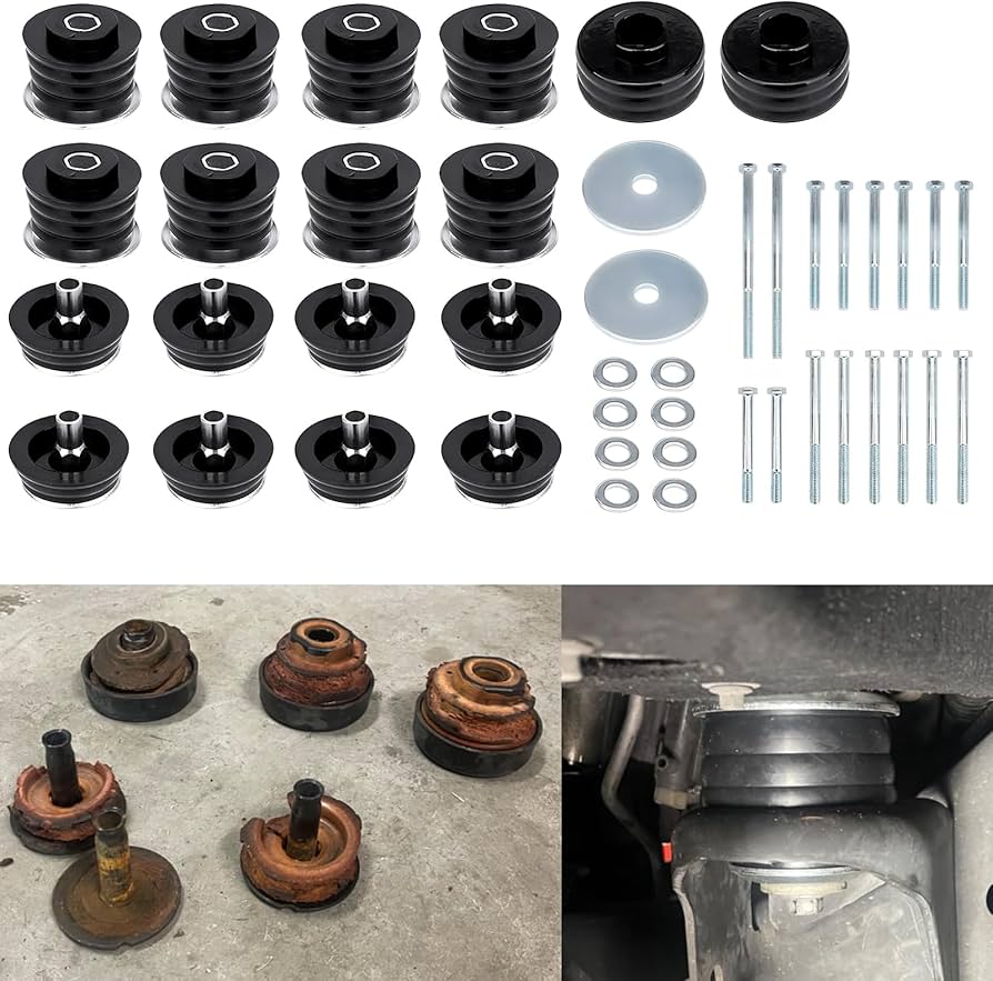 Gagsu Body Mount Bushing Kit New Upgrade KF04060BK Compatible with