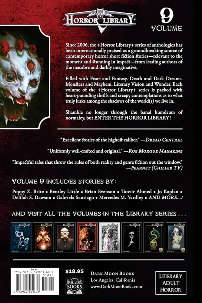 Horror Library, Volume 9: Guignard, Eric J: 9781949491623: Amazon