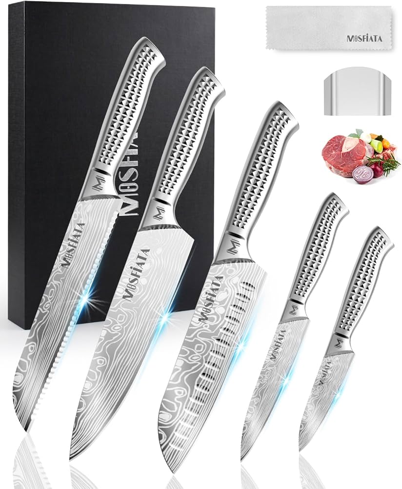 Amazon | MOSFIATA 包丁セット - 【牛刀・菜切り包丁・ペティナイフ】7