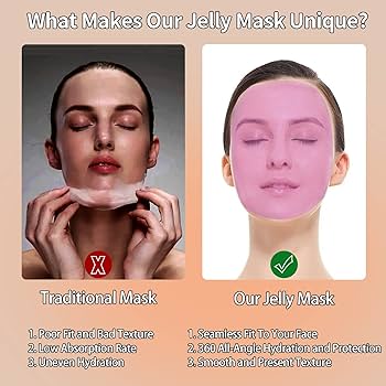 Amazon.com : Nielies Jelly Mask For Facials, Vajacial Jelly Mask