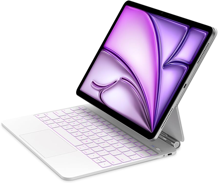 Amazon.com: GOOJODOQ Magnetic Keyboard Case for iPad Air 13 inch