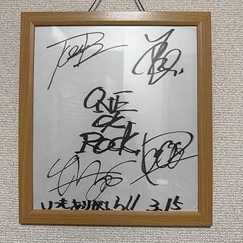 Amazon.co.jp: ONE OK ROCK サイン色紙 レア コメント入り ワンオク