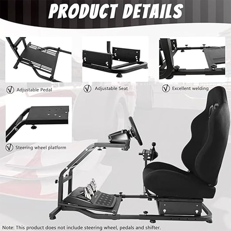 Amazon.co.jp: シム レーシング コックピット、シート バックレスト