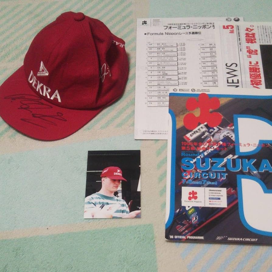 96'ラルフシューマッハ サイン入りデクラキャップ