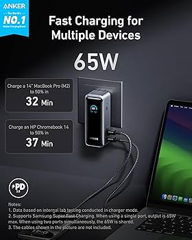 Amazon.com: Anker Prime Power Bank, 9,600mAh Battery Pack with 65W