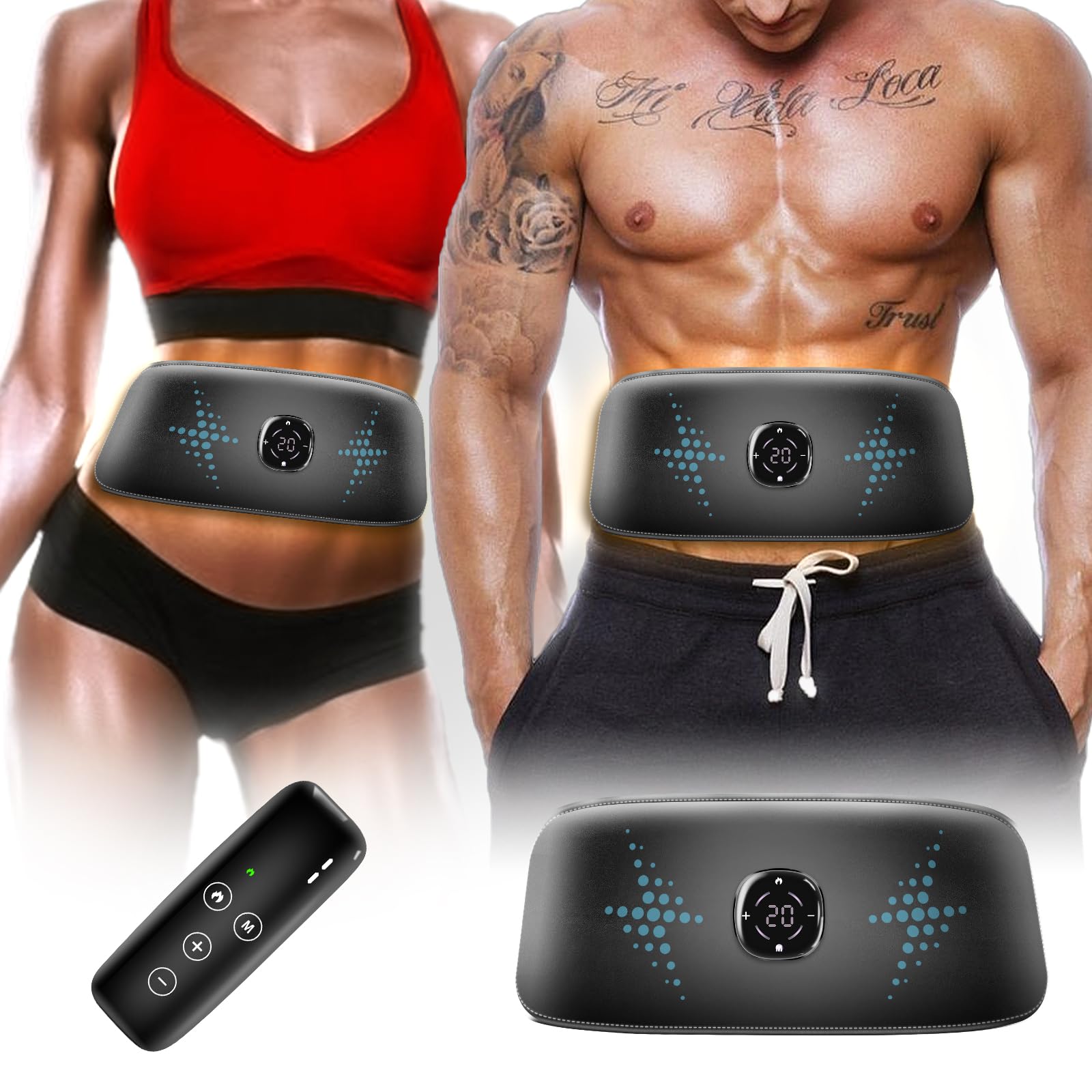 Amazon.co.jp: Benicci 腹筋ベルト【2023全新版 強力モデル】EMS 腹筋