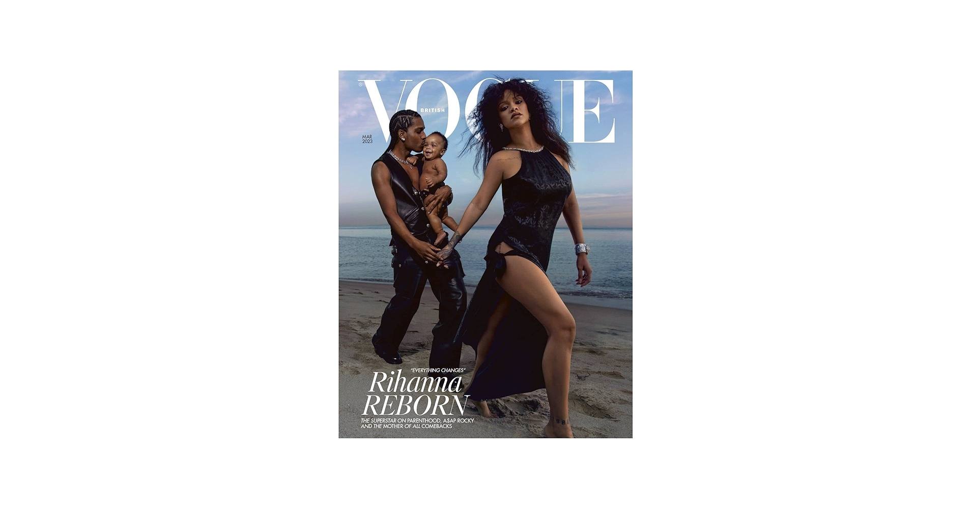 Vogue UK Magazine March 2023 Rihanna Reborn (PB).: Vogue UK