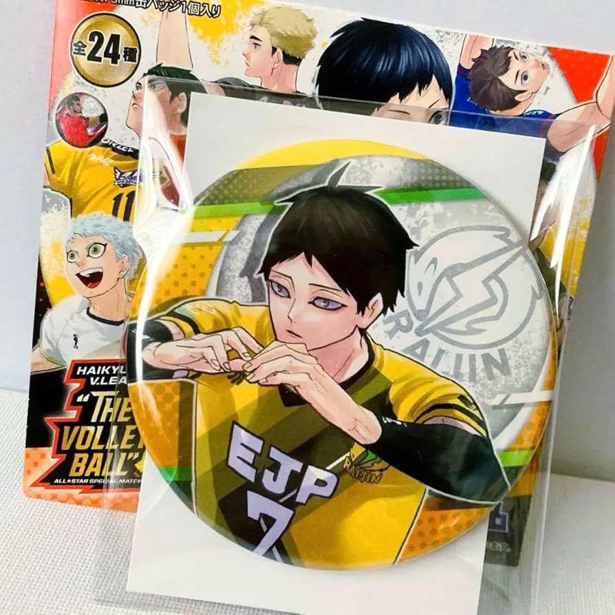 ハイキューVリーグコレクション缶バッジ 角名倫太郎 他