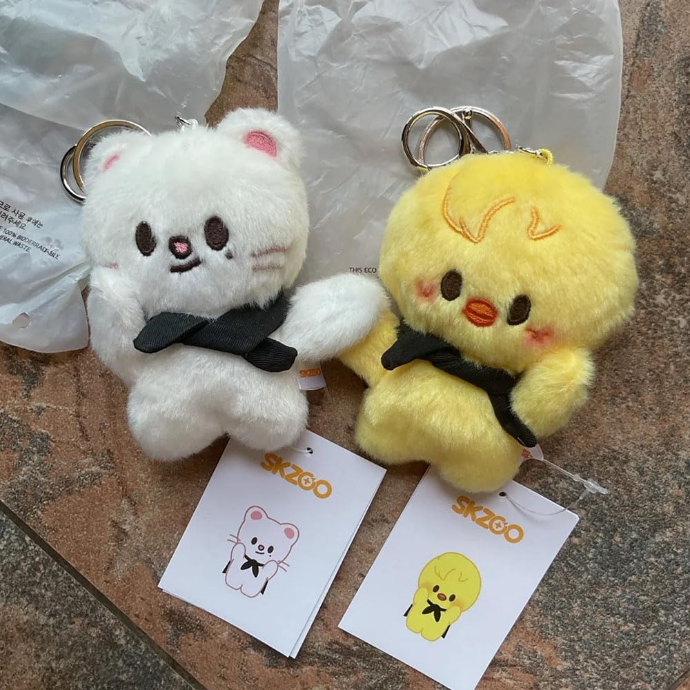 Algasan Kpop Stray Kids Keychain SKZOO MAGNETStuff Pendant Plush