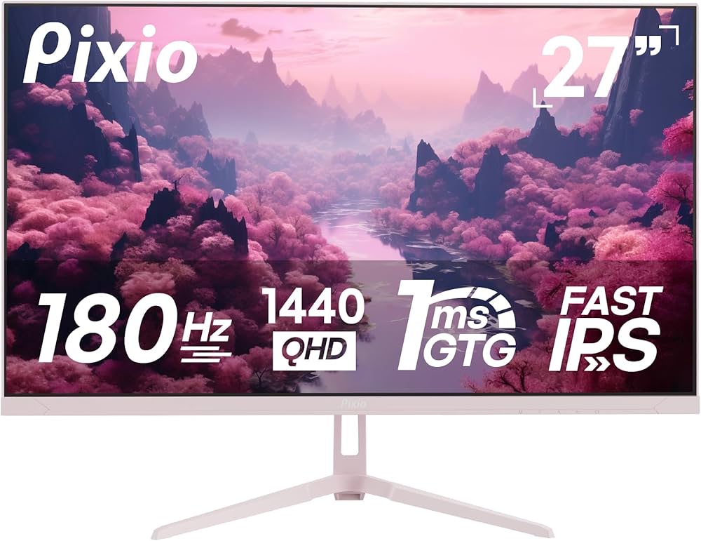 Amazon.co.jp: Pixio PX278 ウェーブピンク 27インチ 180Hz