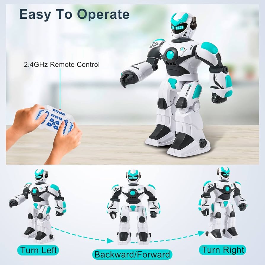 Amazon.com: HPROMOT RC Robot Toy for Kids Remote Control Robot Toy
