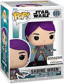 Amazon.com: Funko POP! Star Wars: Ahsoka TV - Sabine Wren - Glow