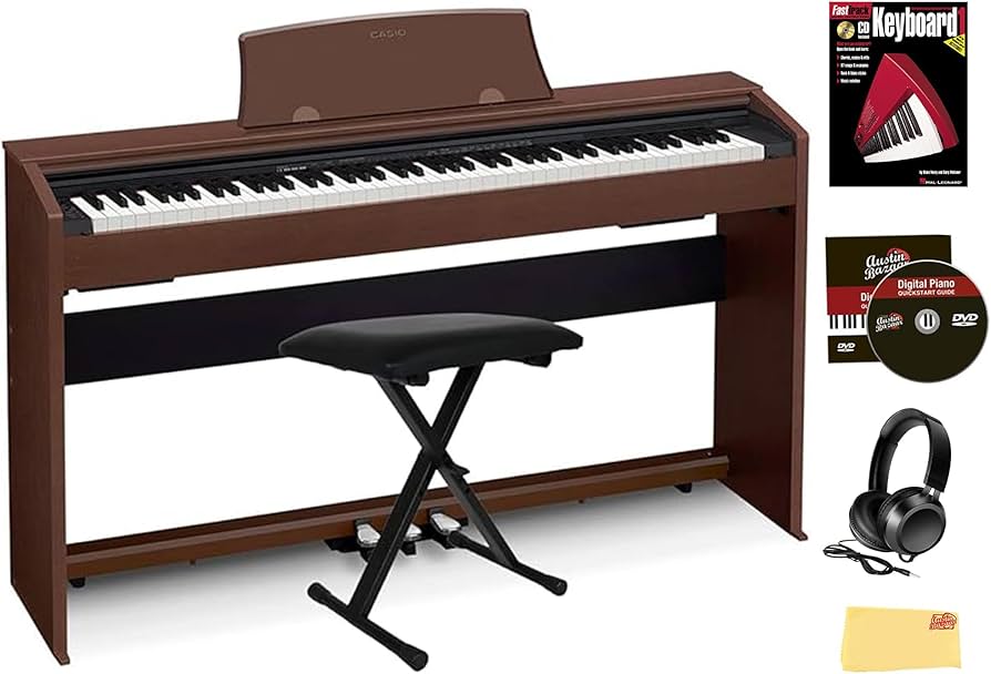 Amazon.com: Casio Privia PX-770 Digital Piano - Brown Bundle with