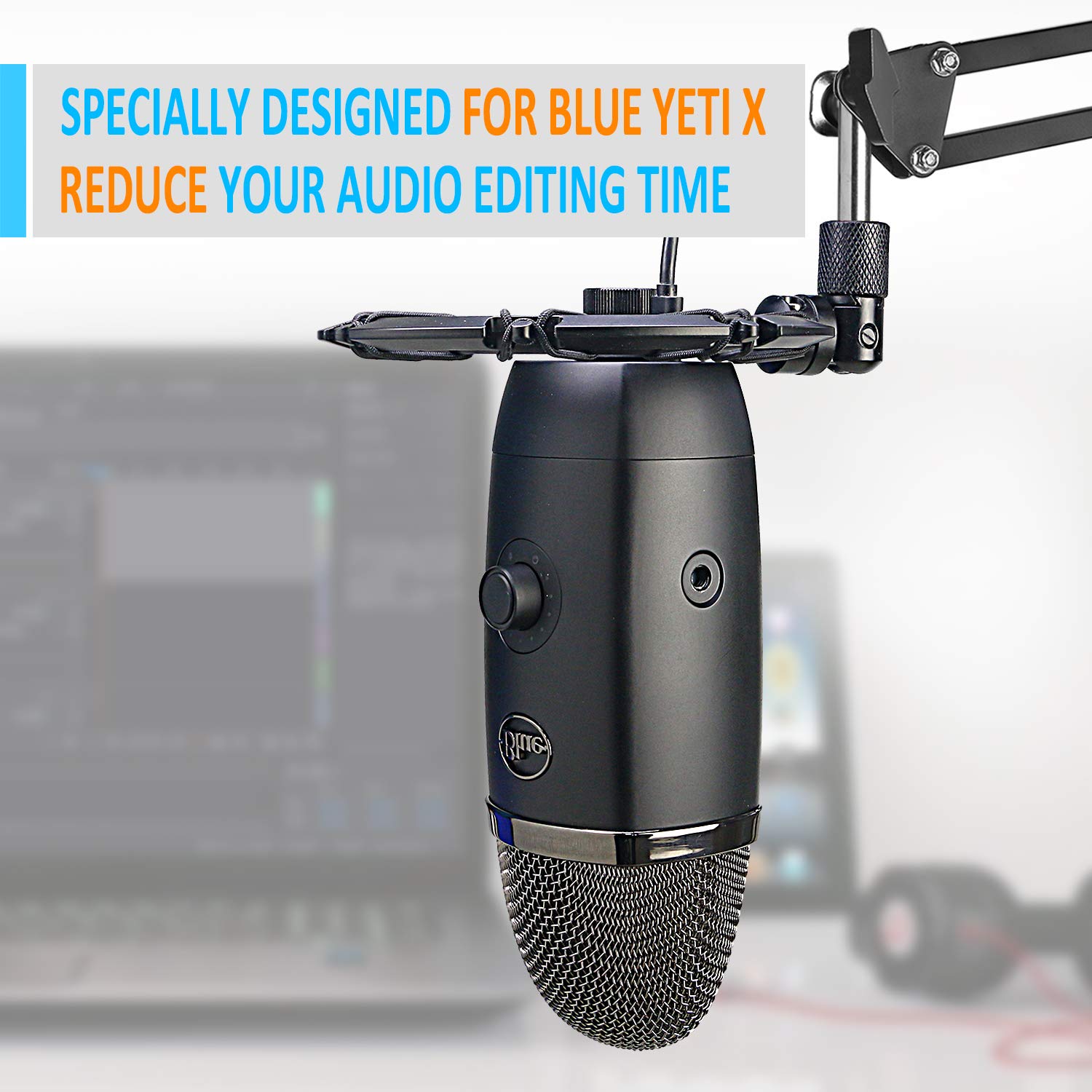 Amazon.com: YOUSHARES Blue Yeti X Shock Mount, Latest Alloy