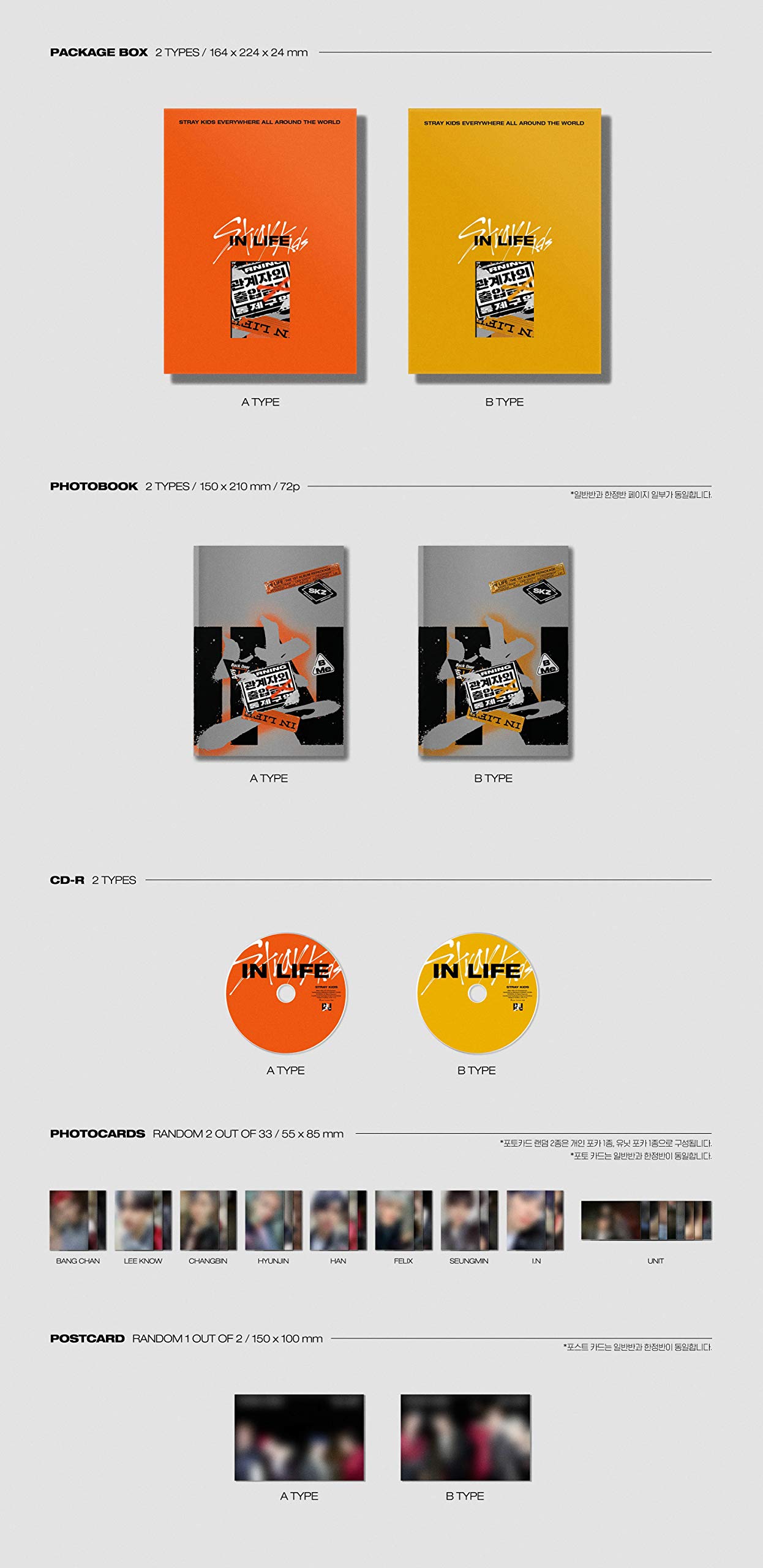 Amazon.com: STRAY KIDS - IN生 (in Life) [Standard Ver. - Random