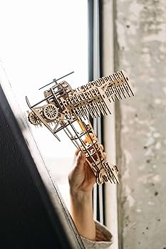 Amazon.co.jp: Wood Trick ウッドトリック 飛行機 自走する3Dウッド