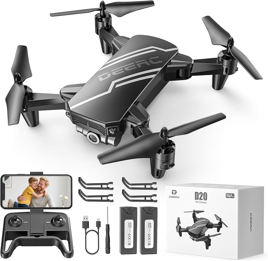 Amazon.com: DEERC D20 Mini Drone for Kids with 1080P HD FPV Camera