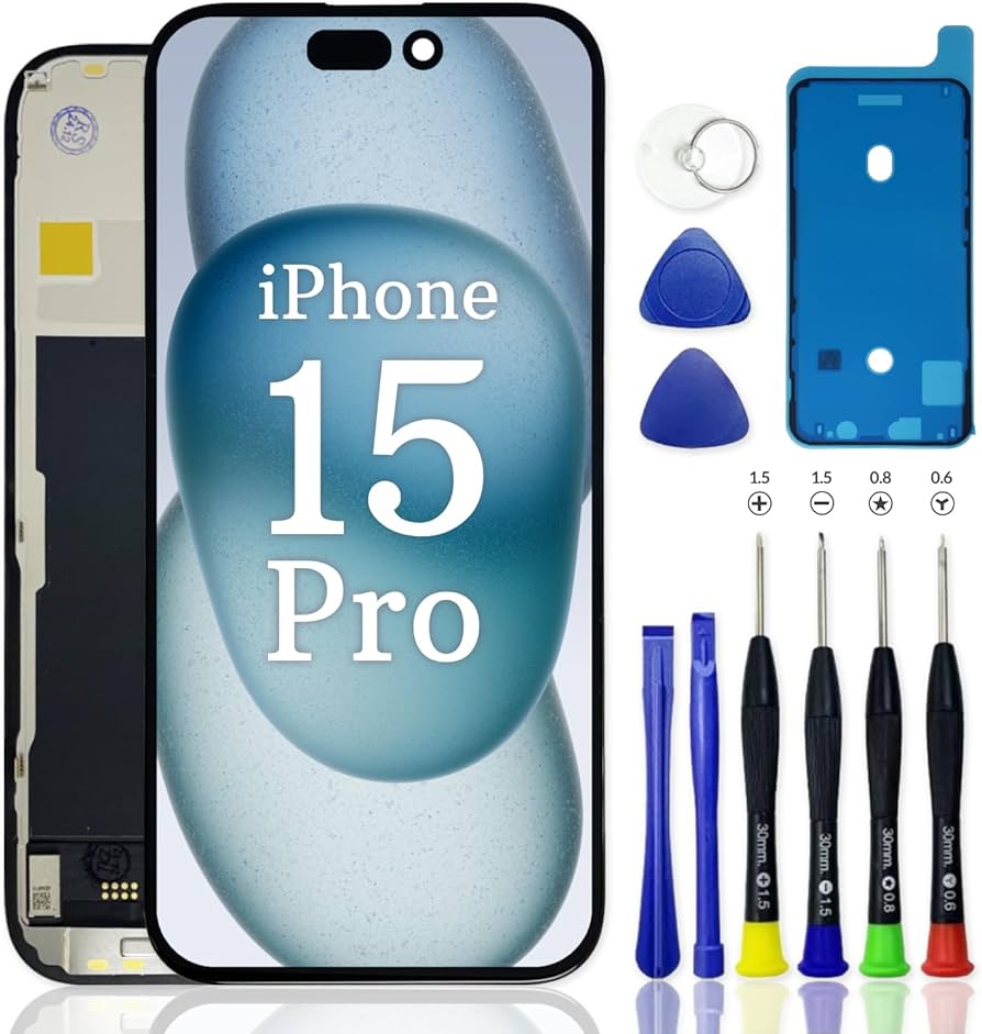 Amazon | iPhone 15 Pro 液晶パネル LCD 画面交換 フロントパネル 修理