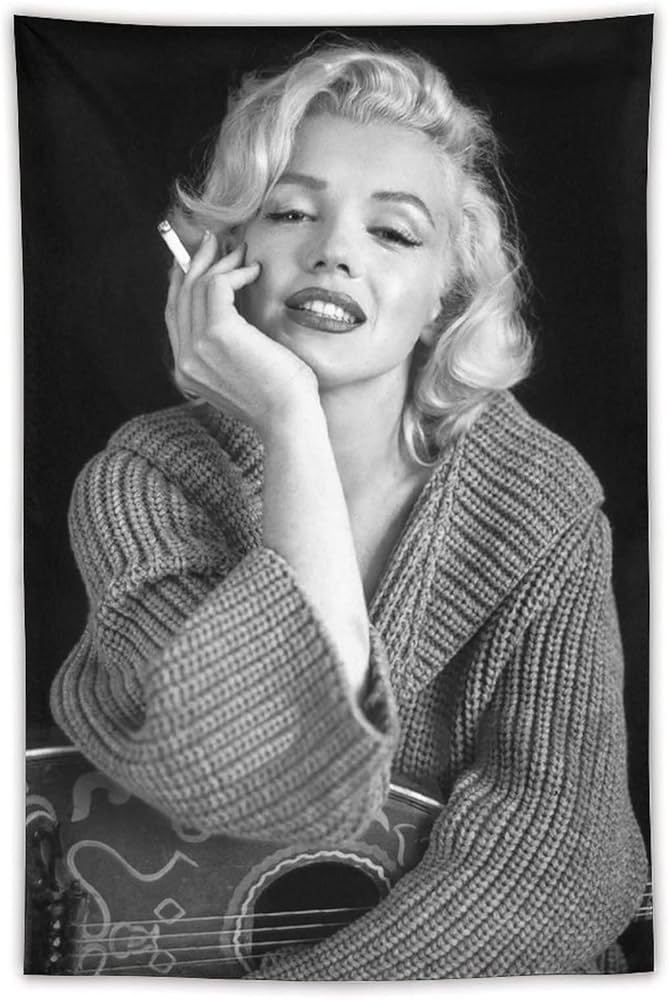 Amazon.co.jp: マリリンモンローヴィンテージの白黒タペストリー