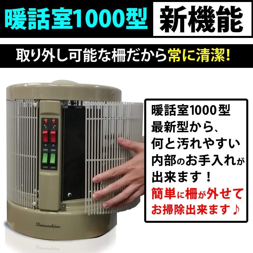 D075】新品未使用 暖話室 遠赤外線パネルヒーター DAN1000-R16 暖話室