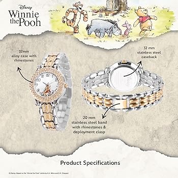 Amazon.com: Disney Elegant Winnie The Pooh Women's Watch Featuring