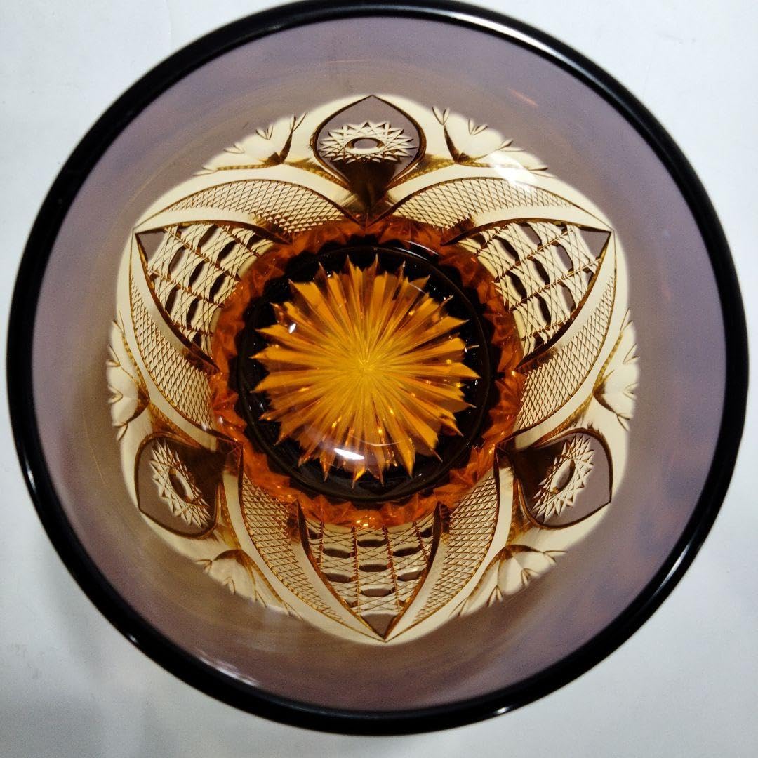 Amazon | w168 黒木国昭 綾切子 オールドファッション グラス 極 共箱