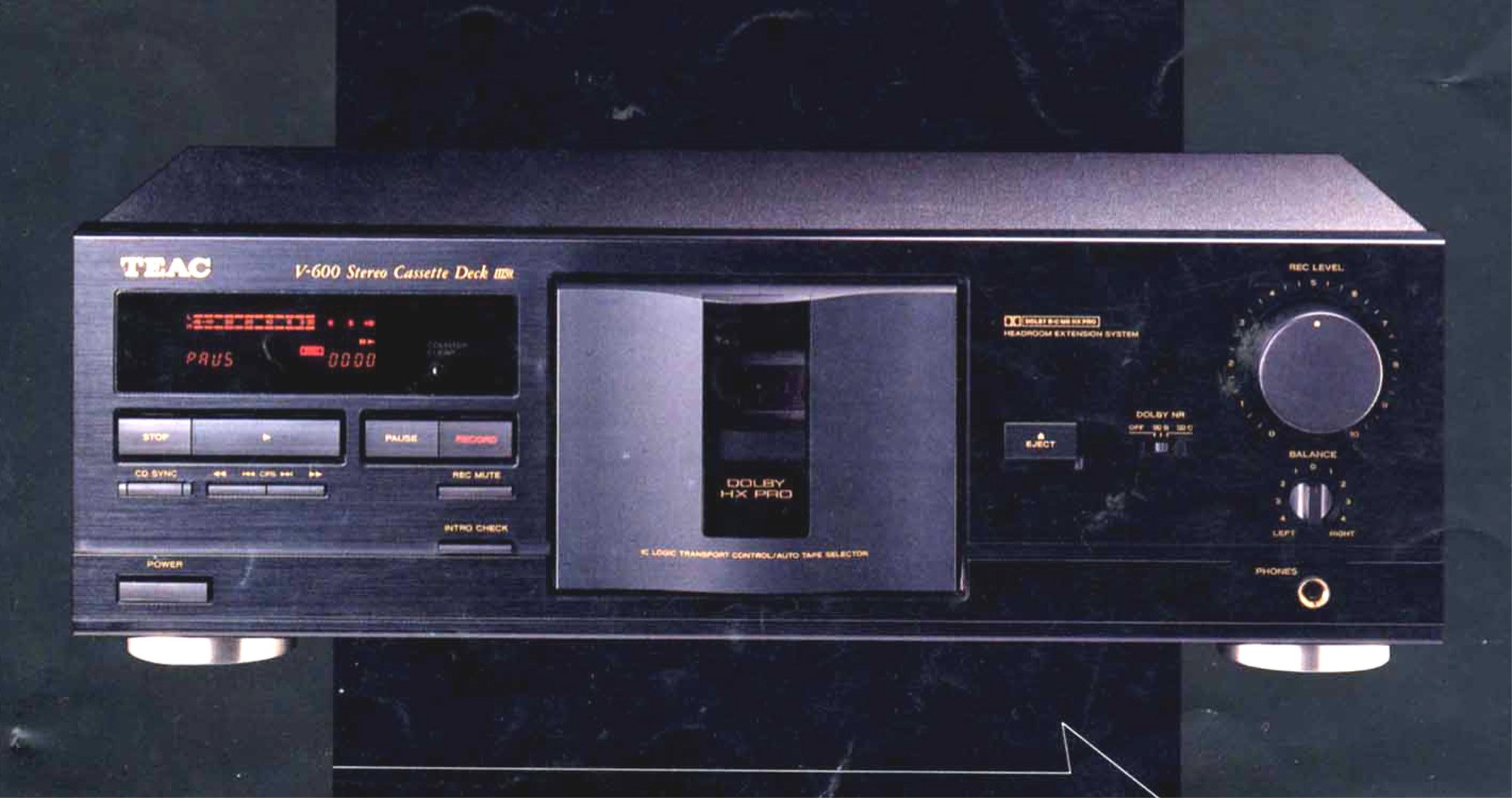 Amazon.co.jp: TEAC V-600 カセットデッキ : 家電＆カメラ