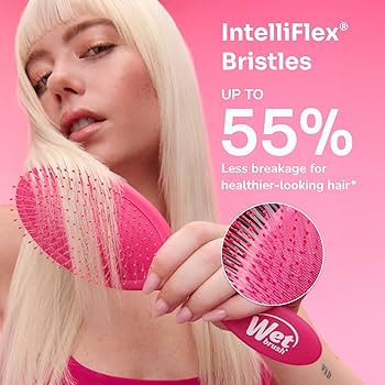 Wet Brush Hair Brush Shower Detangler Pink Glitter : Amazon.ca