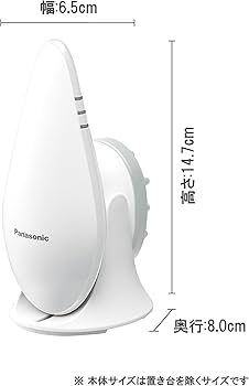 Amazon | パナソニック 電動頭皮ブラシ 音波振動クレンジングタイプ 白