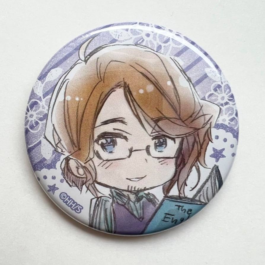 Amazon.co.jp: ヘタリア フランス 缶バッジ 眼鏡 TBIGRQVO : ホビー