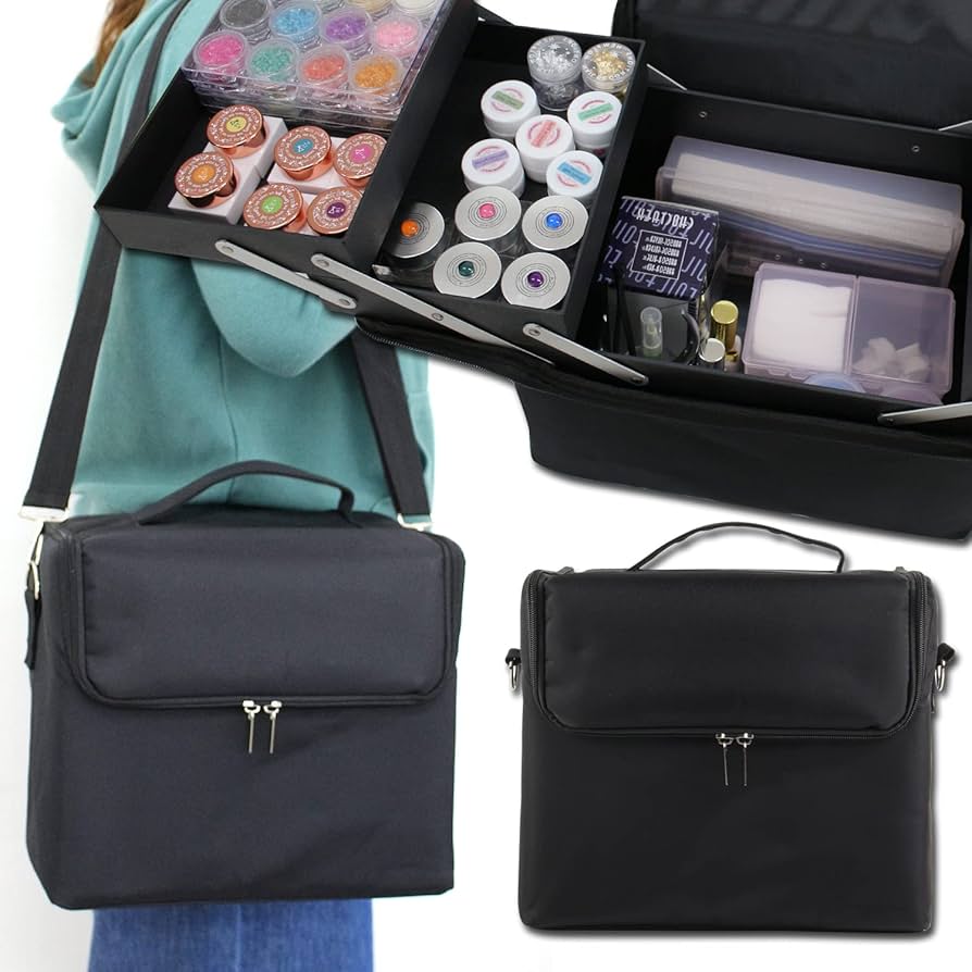 Amazon | プチプラ公式 スタイリッシュネイルバッグ[ブラック