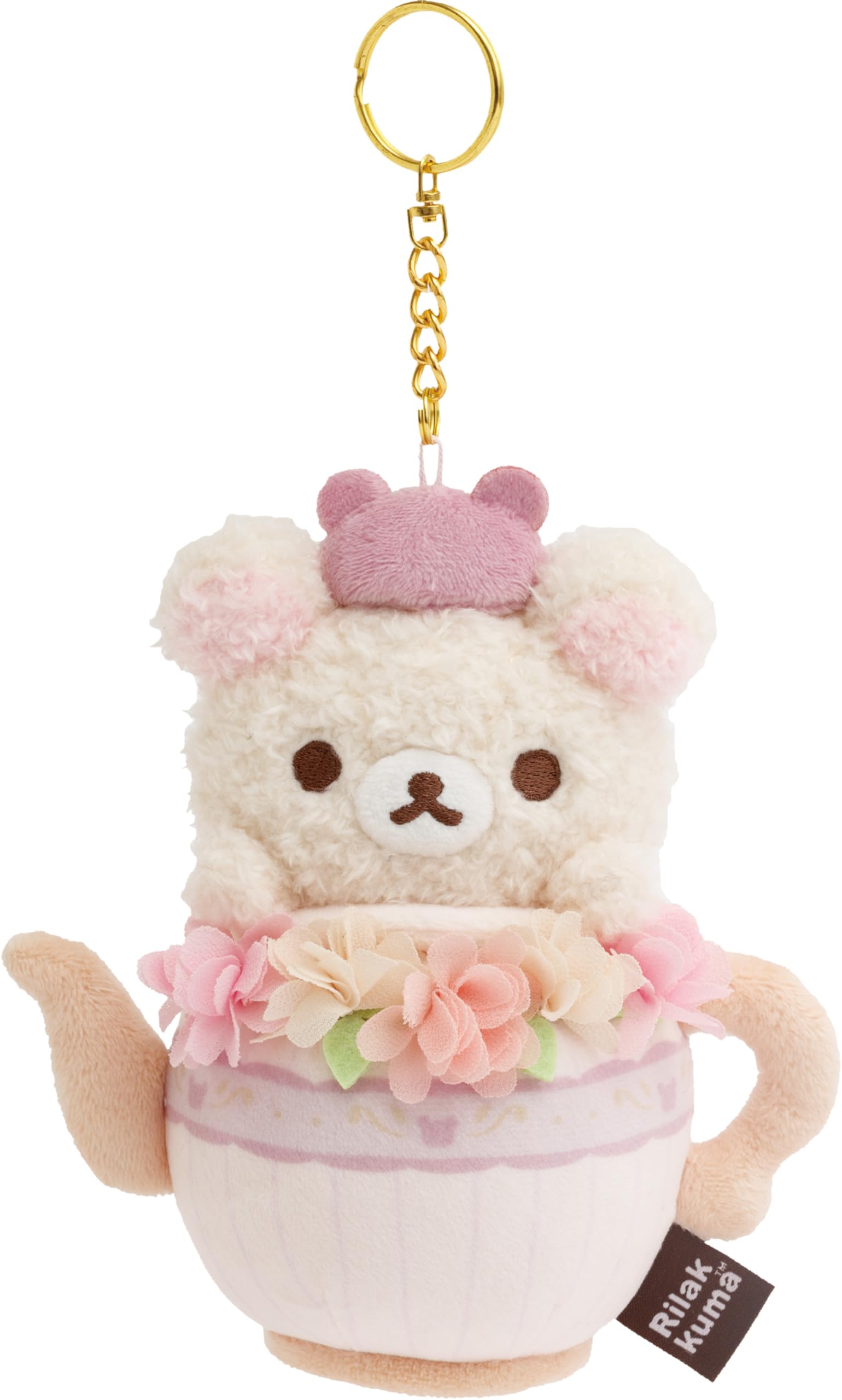 Amazon.com: San-X Original Rilakkuma Floral Tea Time Plush - 5